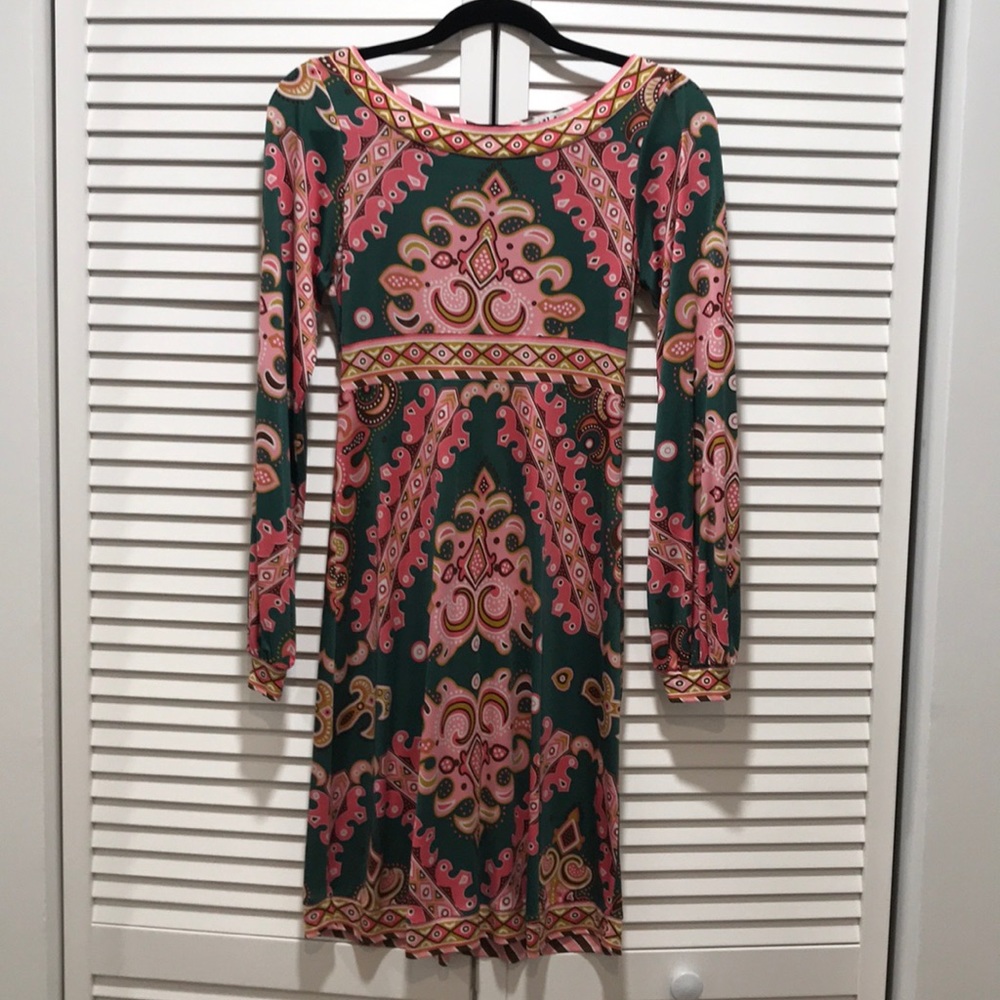 TIBI Knee - Length Printed Shift Dress